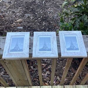 Farmhouse picture frames set of 3-new